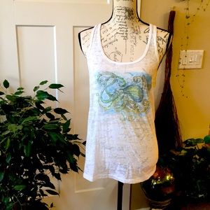 Salty Obsession octopus racer back tank